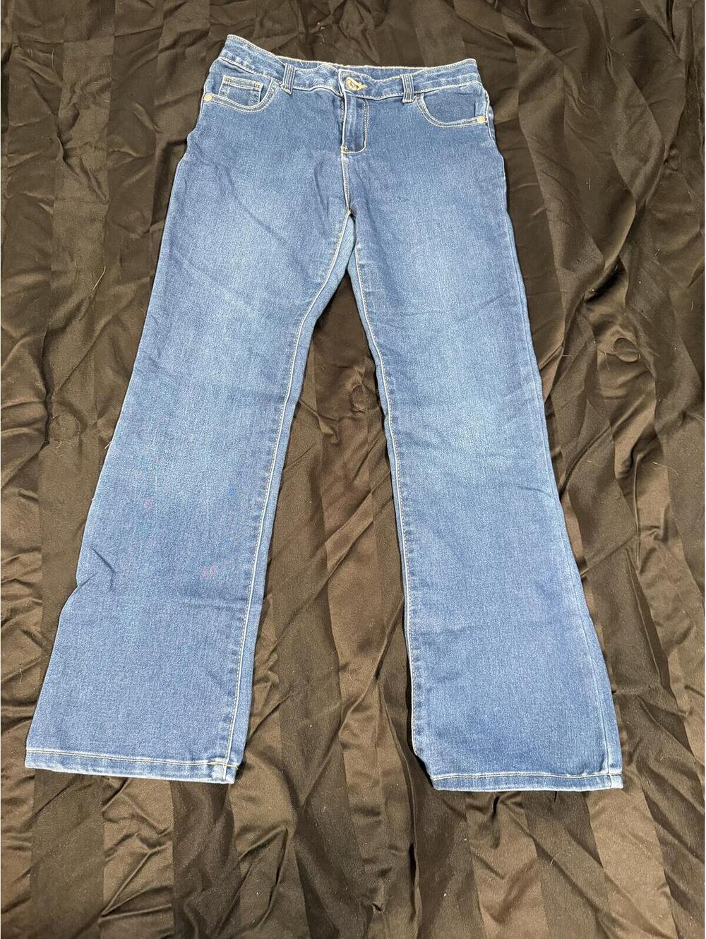 Faded Glory Girls Bootcut Jeans‎ Size 12 Blue Denim